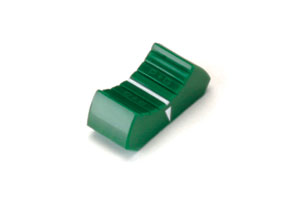 PENNY AND GILES PG11 FADER KNOB 11mm wide, for 18.6x1.7mm arm, green