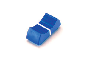 PENNY AND GILES PG11 FADER KNOB 11mm wide, for 18.6x1.7mm arm, blue