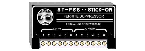 RDL ST-FS6 SIGNAL PROCESSOR Ferrite suppressor/RF filter, 6-channel