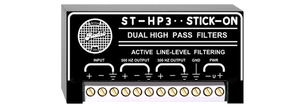 RDL ST-HP3 SIGNAL PROCESSOR High pass filter, 300Hz and 500Hz