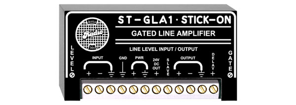 RDL ST-GLA1 AMPLIFIER Gated line, self-gated, line level input, balanced/unbalanced I/O