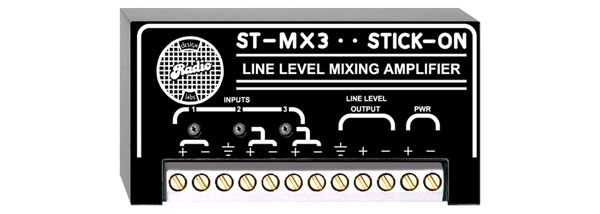 RDL ST-MX3 MIXER 3-channel, line level I/O