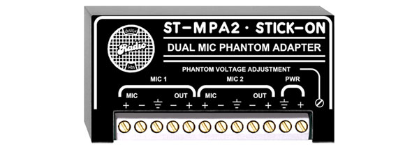 RDL ST-MPA24 SIGNAL PROCESSOR Phantom power adapter, 24V, 2-channel