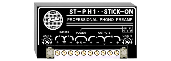 RDL ST-PH1 PHONO PREAMPLIFIER Stereo/mono, balanced/unbalanced outputs