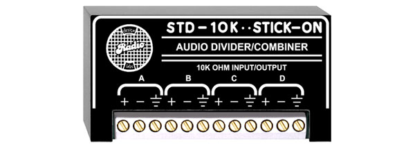 RDL STD-10K DIVIDER/COMBINER Passive, 10kohm