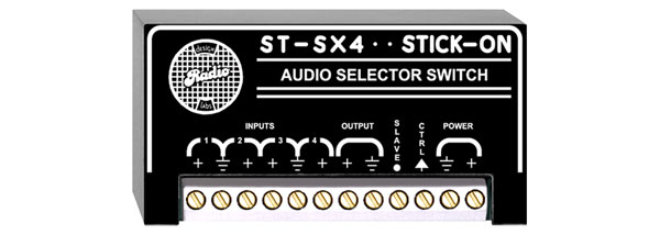 RDL ST-SX4 AUDIO SWITCHER 4x1, unbalanced