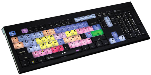 LOGICKEYBOARD PC ASTRA backlit Keyboard, USB, Avid Media Composer