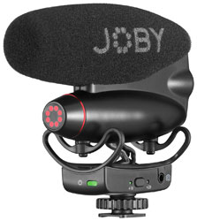 JOBY WAVO PRO DS MICROPHONE Condenser, super-cardioid, Li-Ion, USB-C/3.5mm jack output