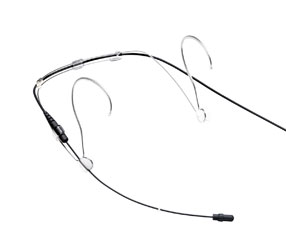SHURE DURAPLEX DH5 MICROPHONE Subminiature headset, omni, IP57 waterproof, LEMO, black