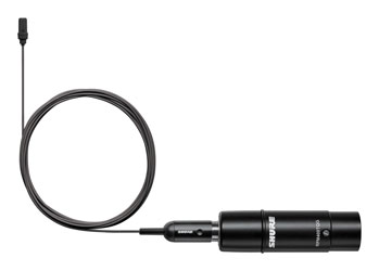 SHURE UNIPLEX UL4 MICROPHONE Miniature, lavalier, cardioid, XLR, black