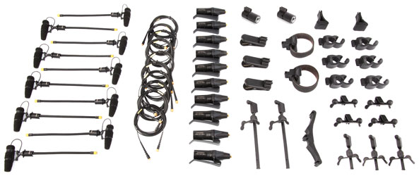 DPA 4099 CORE ROCK TOURING KIT Extreme SPL, 10x 4099 and accessories