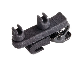 DPA SCM0034-B MICROPHONE MOUNT Dual clip, for 2x 6060 series lavs, 8-way, black