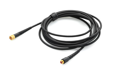 DPA CM22 MICRODOT EXTENSION CABLE 2.2mm diameter, MicroDot connector, 10m, black