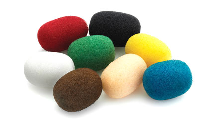 DPA DUA0570 WINDSCREEN Foam, various colours (pack of 8)