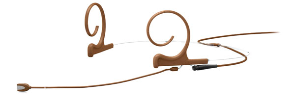 DPA 4188 CORE MICROPHONE Headset, slim, directional, 100mm boom, brown, MicroDot