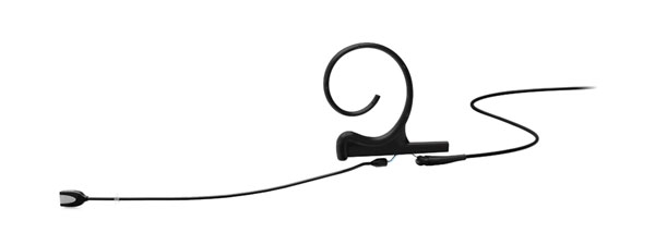 DPA 4166 CORE MICROPHONE Earset, slim, omni, single-ear, 90mm boom, black, MicroDot