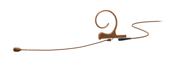 DPA 4288 CORE MICROPHONE Earset, directional, single-ear, 120mm boom, brown, MicroDot