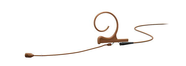 DPA 4288 CORE MICROPHONE Earset, directional, single-ear, 100mm boom, brown, MicroDot