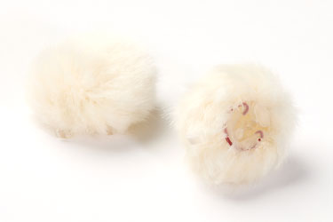 DPA AIR1 WINDSCREEN Fur, small, off-white (pack of 2)