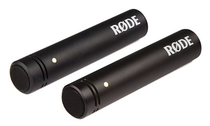 RODE M5 MICROPHONE Condenser, cardioid, 1/2-inch capsule, +24/48V phantom powered, matched pair