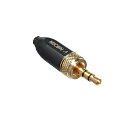 RODE MICON-1 CONNECTOR For Lavalier, PinMic, or PinMic Long, locking TRS jack, for Sennheiser Tx