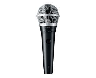 SHURE PGA48-XLR MICROPHONE Handheld dynamic, with XLR-XLR lead