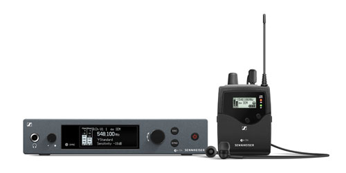 SENNHEISER EW IEM G4 IN EAR MONITOR SYSTEM With IE 4 earbuds, 606-648MHz, Ch 38