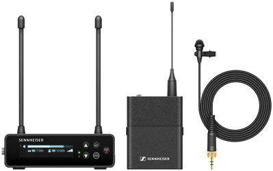 SENNHEISER EW-DP ME2 SET RADIOMIC SYSTEM Beltpack, lavalier, omni, portable receiver (U1/5)