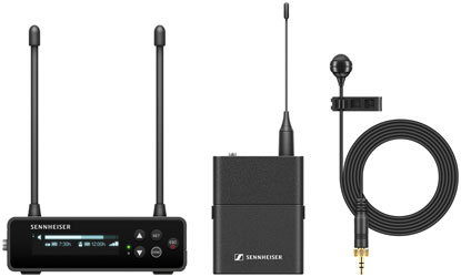 SENNHEISER EW-DP ME4 SET RADIOMIC SYSTEM Beltpack, lavalier, cardioid, portable receiver (U1/5)