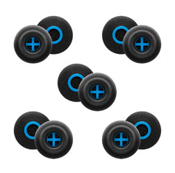 SENNHEISER 507493 FOAM EAR ADAPTER L For IE PRO earphones, black/blue, large (pack of 10)