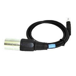 SENNHEISER CL 500 CABLE Balanced male 3-pin XLR to 3.5mm locking stereo jack, 0.6m