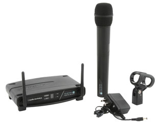 AUDIO-TECHNICA SYSTEM 10 ATW-1102 RADIOMIC SYSTEM Handheld, fixed Rx, unidirectional, 2.4 GHz