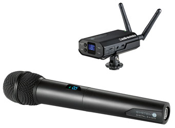 AUDIO-TECHNICA SYSTEM 10 CAMERA-MOUNT ATW-1702 RADIOMIC SYSTEM Handheld, unidirectional, 2.4 GHz