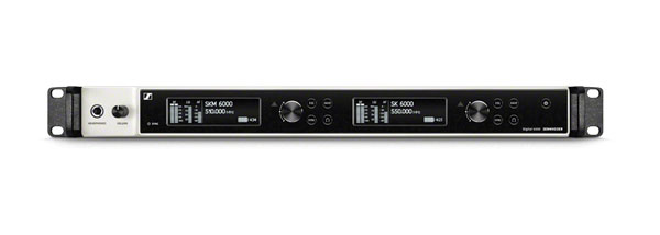 SENNHEISER EM-6000 RADIOMIC RECEIVER Fixed, 2 channel, analogue/digital outputs, 470-714MHz