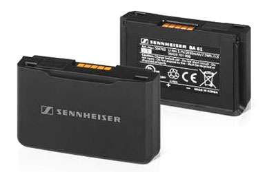 SENNHEISER BA-61 BATTERY Rechargeable, for SK6000, Lithium Ion, 2030mAh