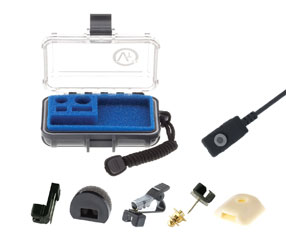 VOICE TECHNOLOGIES VT500X EXTREME MICROPHONE Omni, waterproof, inc accessories/case, black