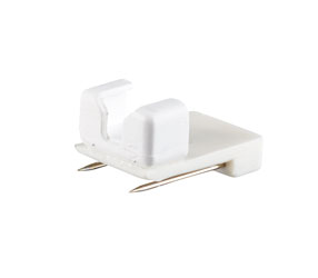 VOICE TECHNOLOGIES DM CLOTHING PIN MOUNTING For VT500 and VT506, white