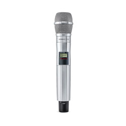 SHURE AD2/K9HSN RADIOMIC TRANSMITTER Handheld, KSM9HS, sub/hypercardi, 470-636MHz (G56), nickel