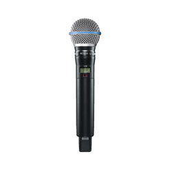 SHURE ADX2/BETA58 RADIOMIC TRANSMITTER Handheld, Beta 58A, supercardioid, 470-636MHz (G56)