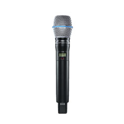 SHURE ADX2/BETA87A RADIOMIC TRANSMITTER Handheld, Beta 87A, supercardioid, 470-636MHz (G56)