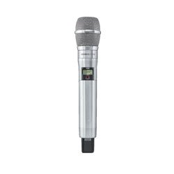 SHURE ADX2/K9HSN RADIOMIC TRANSMITTER Handheld, KSM9HS, sub/hypercardi, 470-636MHz (G56), nickel