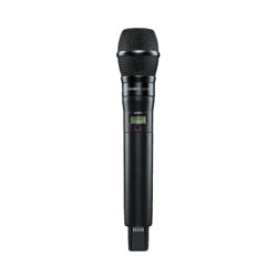 SHURE ADX2FD/K9HSB RADIOMIC TRANSMITTER Handheld, KSM9HS, sub/hypercardi, 470-636MHz (G56), black