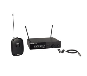 SHURE SLXD14UK/85 RADIOMIC SYSTEM Presentation, bodypack, WL185 lavalier, 606-650MHz (K59)