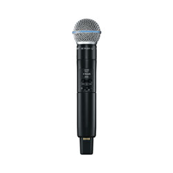 SHURE SLXD2/B58 RADIOMIC TRANSMITTER Handheld, Beta 58a, cardioid, 606-650MHz (K59)