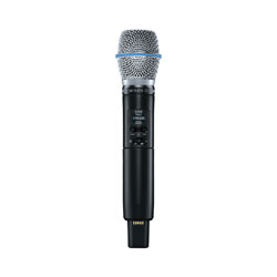 SHURE SLXD2/B87A RADIOMIC TRANSMITTER Handheld, Beta 87a, supercardioid, 606-650MHz (K59)