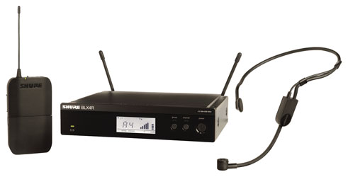 SHURE BLX14R/P31 RADIOMIC SYSTEM Headworn, PGA31 mic, rackmount receiver, 606-630MHz (K3E)