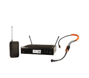 SHURE BLX14R/SM31 RADIOMIC SYSTEM Headworn, SM31FH mic, rackmount receiver, 606-630MHz (K3E)