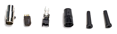 SHURE WA330 CONNECTOR Tini-QG, TA4F