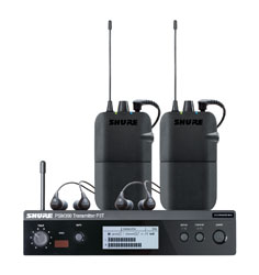 SHURE P3TR112TW PSM300 TWINPACK PERSONAL MONITOR SYSTEM with 2x P3R/SE112, 606-630MHz (K3E)