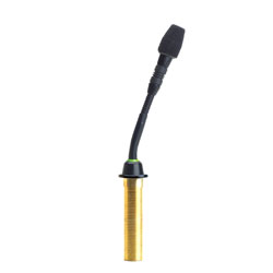 SHURE MX405/S MICROPHONE 12.5cm gooseneck, supercardioid, surface mount preamp, dual-colour LED